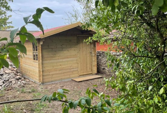 Abri de jardin en bois 2 pentes
